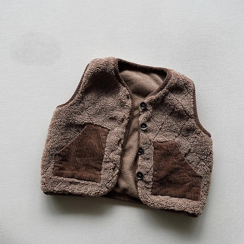 Warm Fleece Teddy Vest