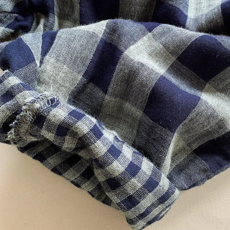 Cotton Harem Blue Pants