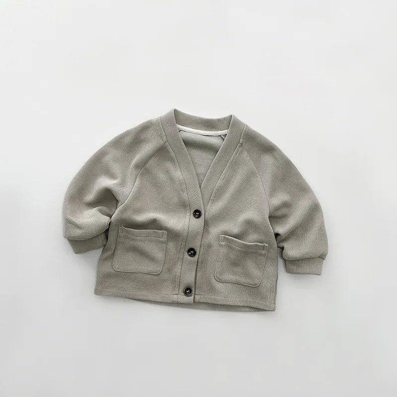 Cotton 2-Pocket Cardigan