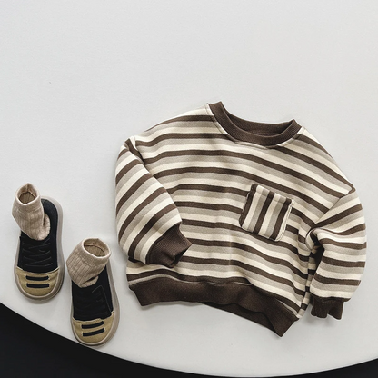 Striped Fleece Sweatshirts