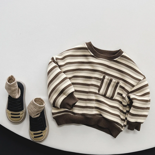 Striped Fleece Sweatshirts