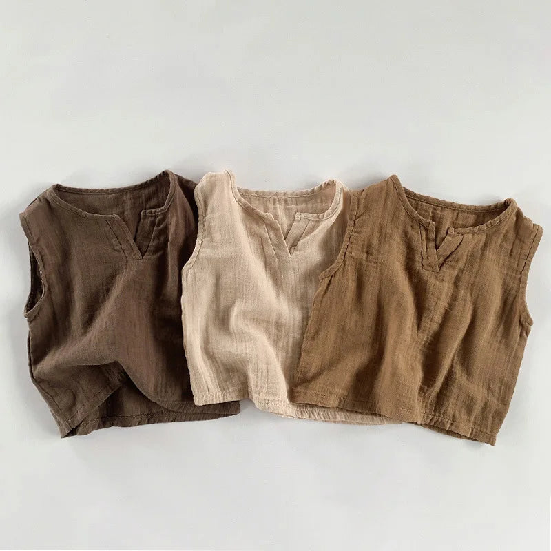 Summer Breathable Retro Tank Top