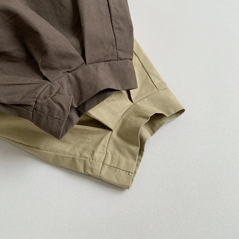 Thin Cotton Wide Leg Pants