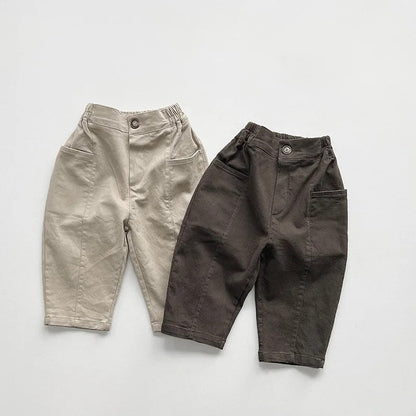 Spliced Straight Pants