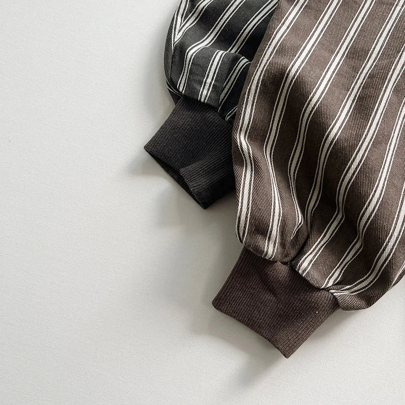 Thick Cotton Stripped Pants