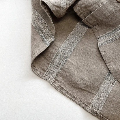 Patched Cotton Button Shirt