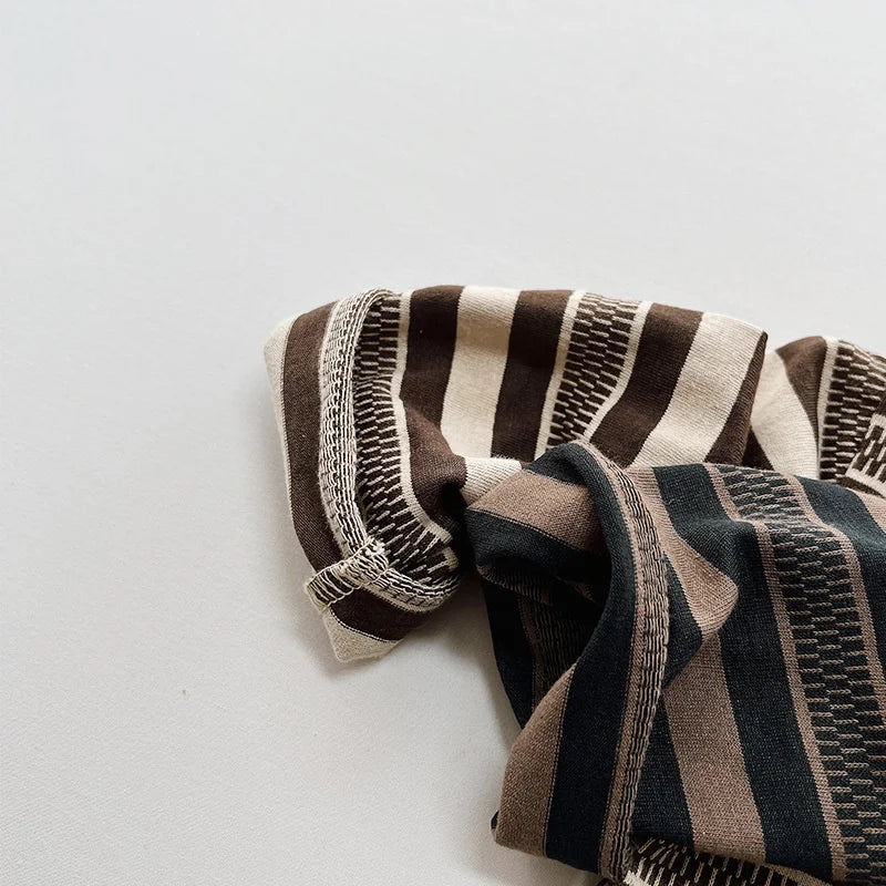 Striped Pocket Long Sleeve Shirt