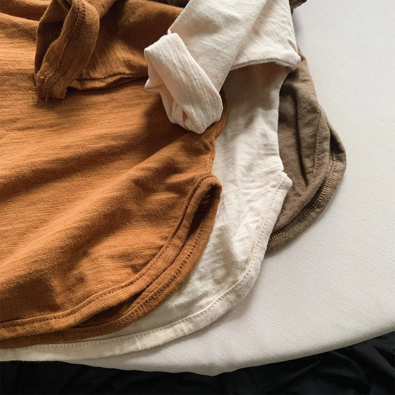 Cotton Long Sleeve Top