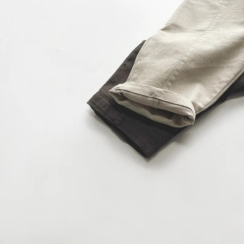 Spliced Straight Pants