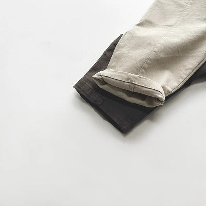 Spliced Straight Pants