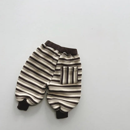 Striped Fleece Sweatpants