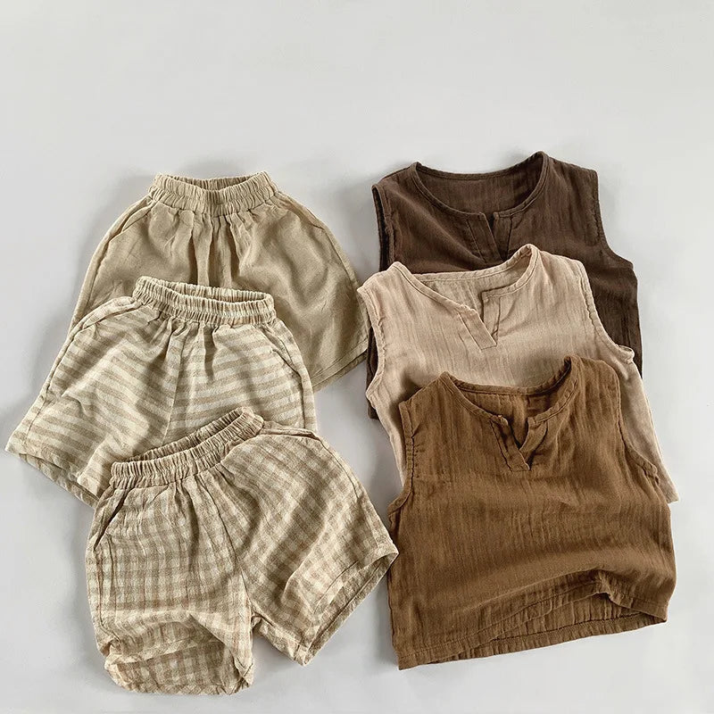 Summer Breathable Retro Tank Top