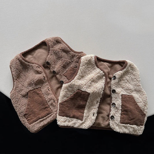 Warm Fleece Teddy Vest