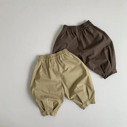 Thin Cotton Wide Leg Pants