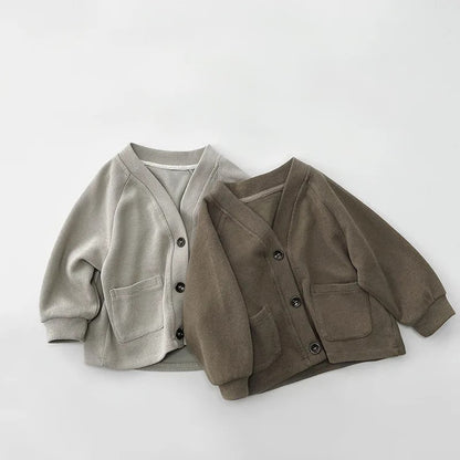 Cotton 2-Pocket Cardigan