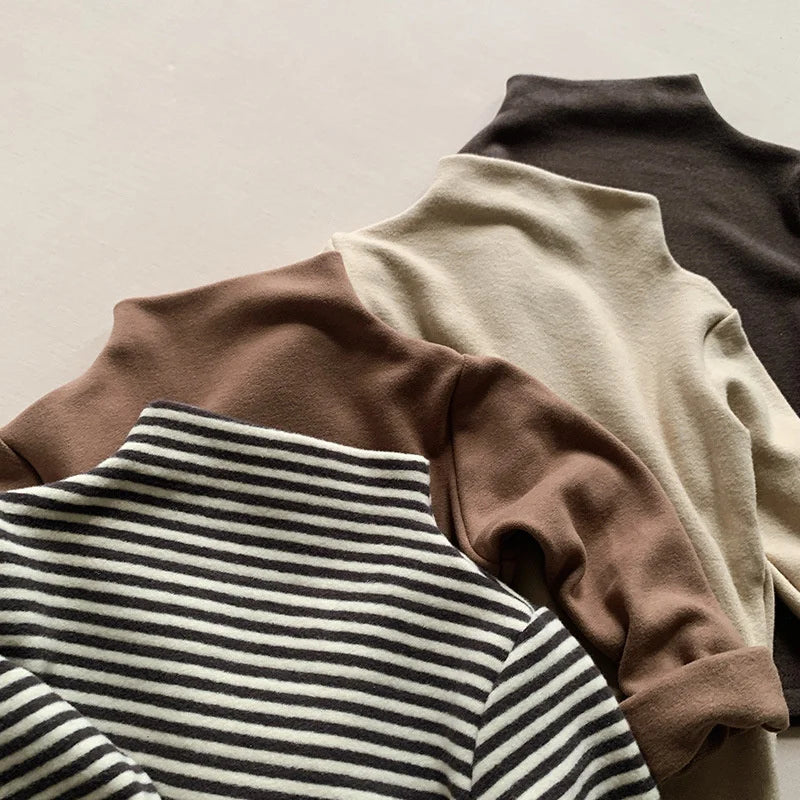 Warm Turtleneck Long Sleeve Soft Top