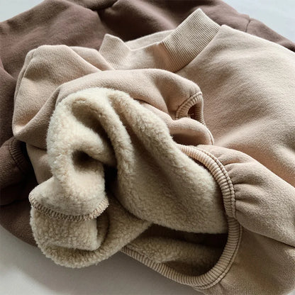 Fleece Turtleneck Sweatshirt