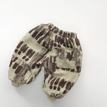 Corduroy Winter Print ButterMilk Pants