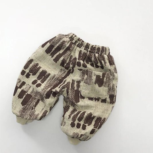 Corduroy Winter Print ButterMilk Pants