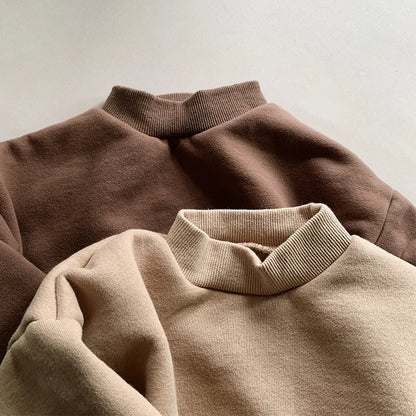 Fleece Turtleneck Sweatshirt