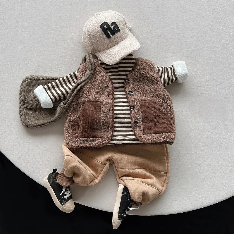 Warm Fleece Teddy Vest