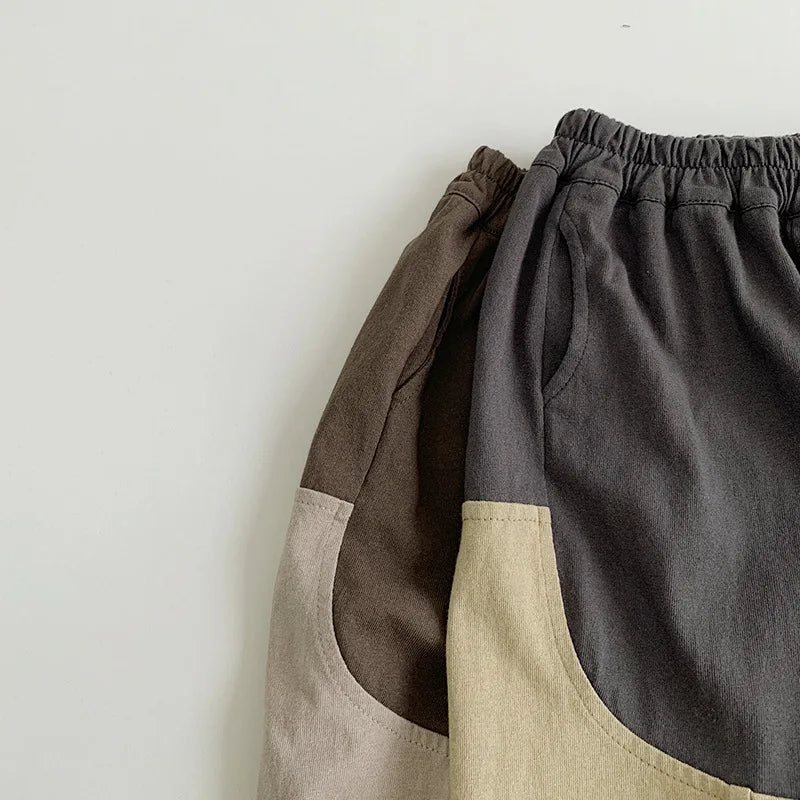 2-Colour Cotton Pants