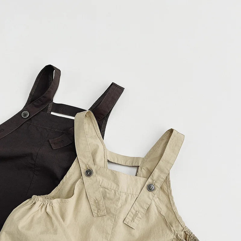 Cotton Strapped Overalls