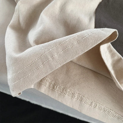 Cotton Circle Patched T-Shirt