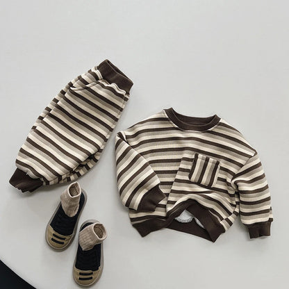 Striped Fleece Sweatshirts