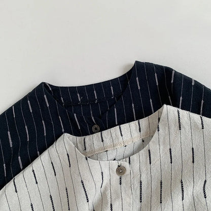 Cotton Striped Pocket T-Shirt