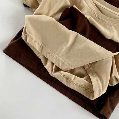 Cotton Bear Patched T-Shirt