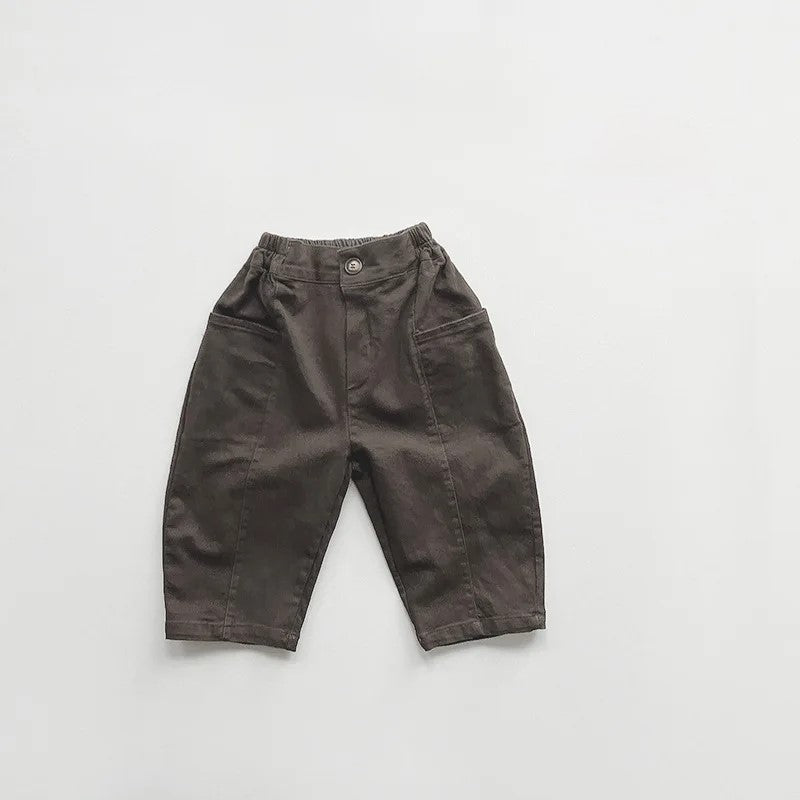 Spliced Straight Pants