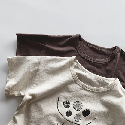 Chart Dotted Print T-Shirt