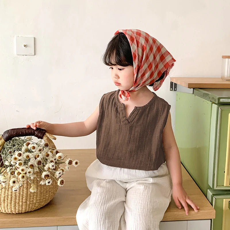 Summer Breathable Retro Tank Top