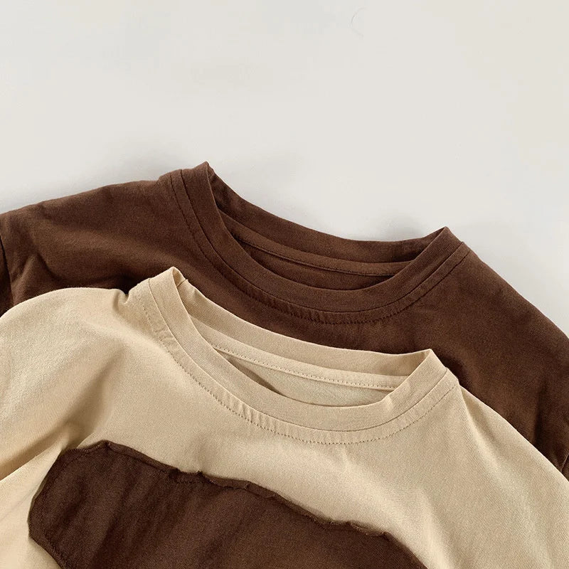 Cotton Bear Patched T-Shirt