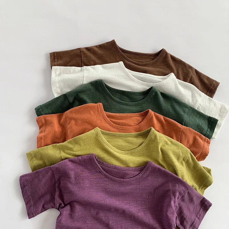 Cotton Short Sleeve Colourful Top