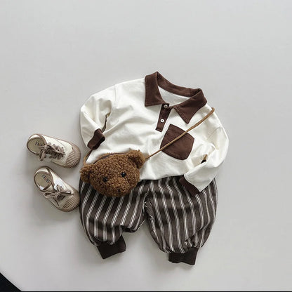 Thick Cotton Stripped Pants