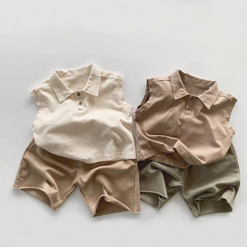 Cotton Solid Long Shorts