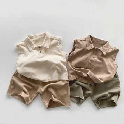 Cotton Solid Long Shorts