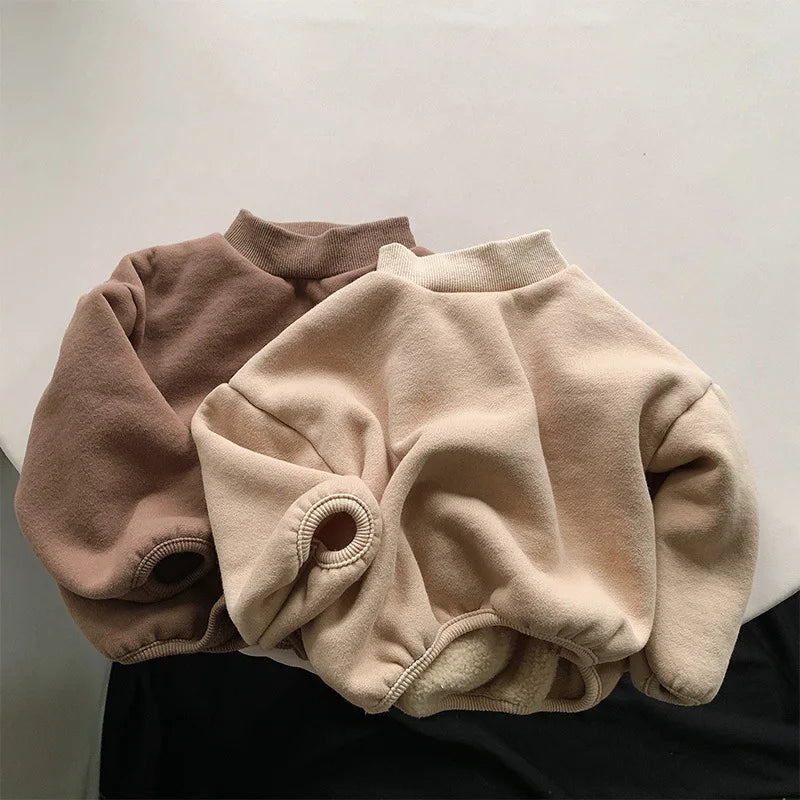Fleece Turtleneck Sweatshirt