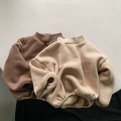 Fleece Turtleneck Sweatshirt