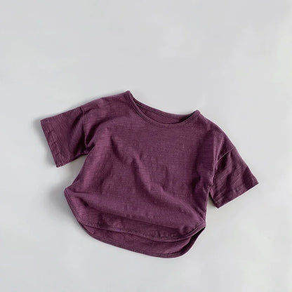 Cotton Short Sleeve Colourful Top