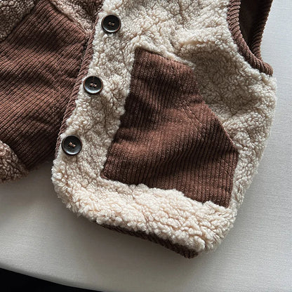 Warm Fleece Teddy Vest