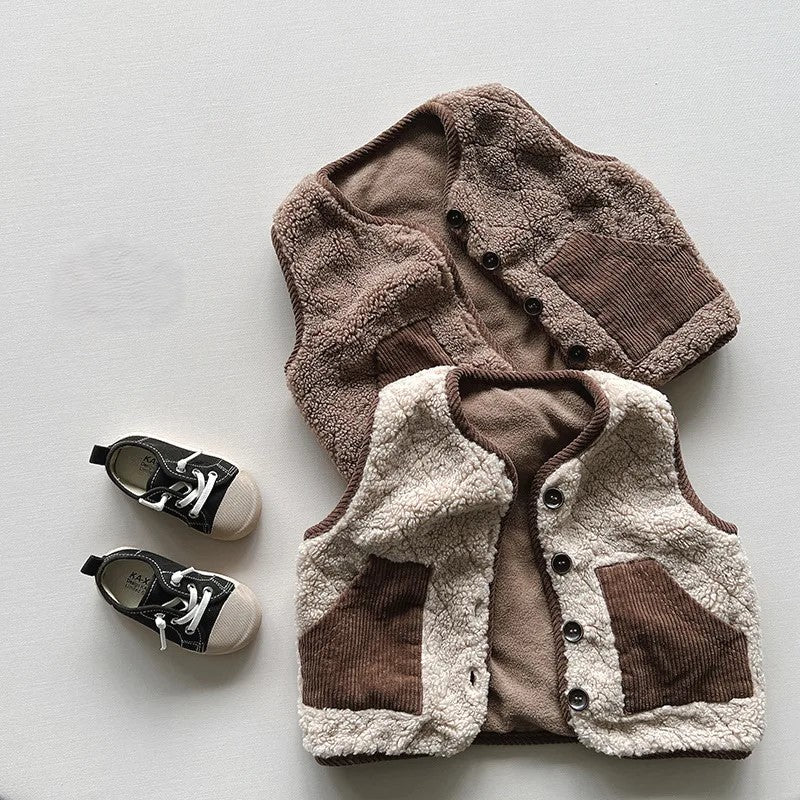 Warm Fleece Teddy Vest