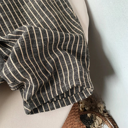 Linen Striped Pants