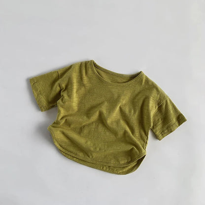 Cotton Short Sleeve Colourful Top