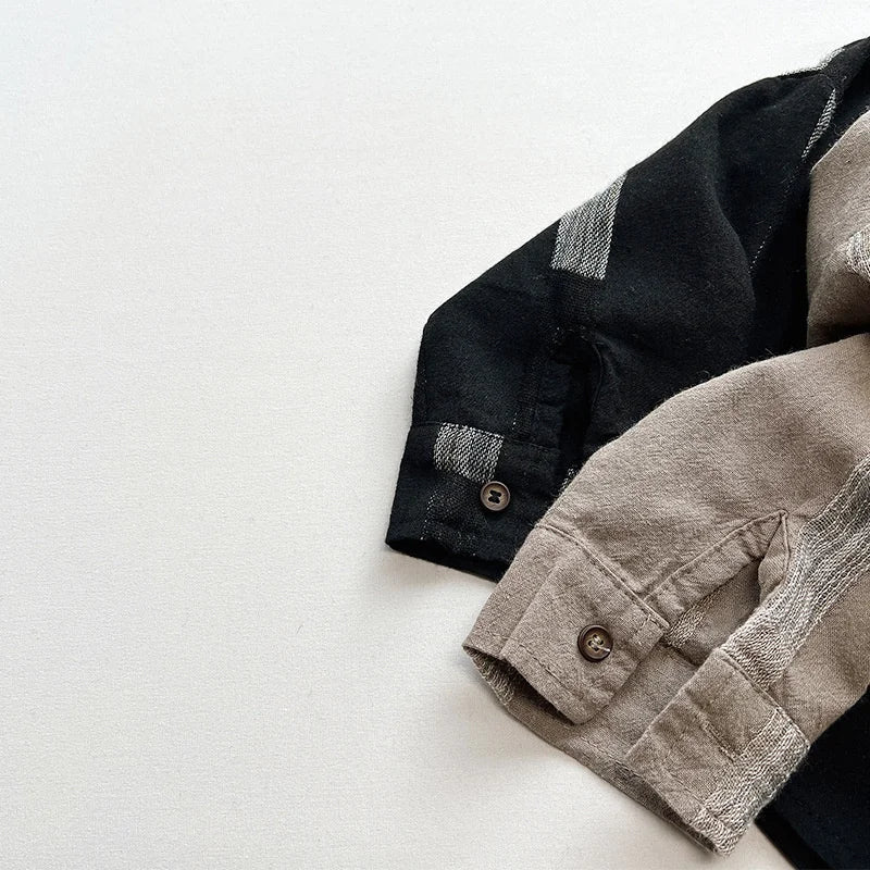 Patched Cotton Button Shirt