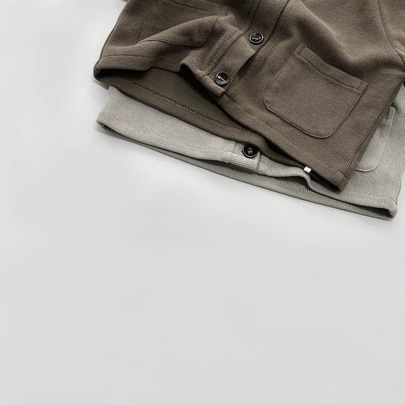 Cotton 2-Pocket Cardigan