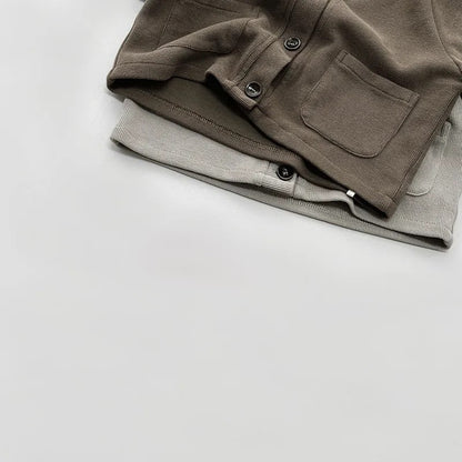 Cotton 2-Pocket Cardigan