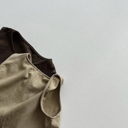 2-Pockets Cropped Vest